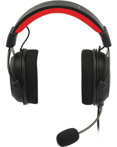Auriculares gamer Redragon Gamer Zeus X H510-RGB negro con luz rgb LED