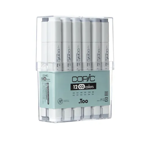 comprar Copic Markers Fibras De Colores Claros Set De 12