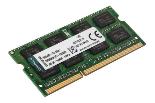 Imagen 1 de 1 de Memoria RAM ValueRAM color verde  8GB 1 Kingston KVR16LS11/8