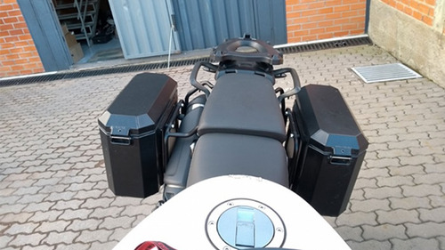 Top Case Alumínio Preto Crf1100l Es +suporte+bolsa