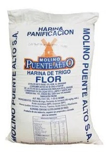 Harina Flor Molido Puente Alto 25kg( 2 Un)-super