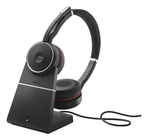 Jabra Evolve - Auriculares Inalámbricos 75 Ms, Estéreo, Incl