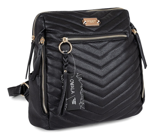 Imagen 1 de 6 de Mochilas Mujer Cuero Sintetico Pierre Cardin Originales