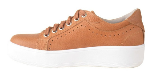 Imagen 5 de 8 de Zapatilas Urbanas De Mujer De Cuero Tavis - Ferraro