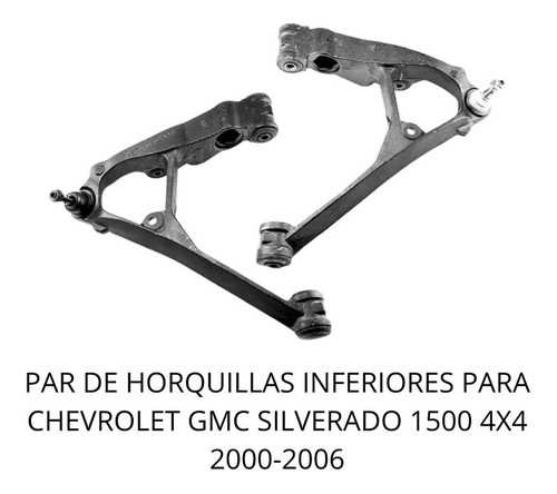 Par De Horquilla Inferior Chevrolet Silverado 1500 4x4 00-06