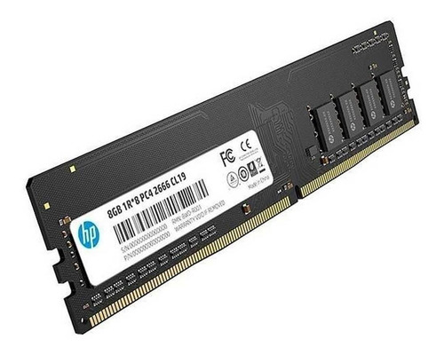 Memoria RAM V2 gamer color negro  8GB 1 HP 7EH55AA