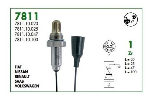 Sonda Lambda Thomson Renault 21