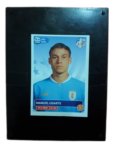 Figurita Copa América 2024 Manuel Ugarte Uruguay 12
