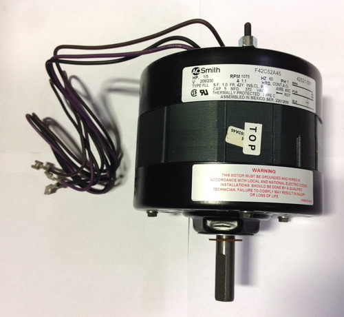 Armstrong Air R- Motor Condensador Hp Rpm V