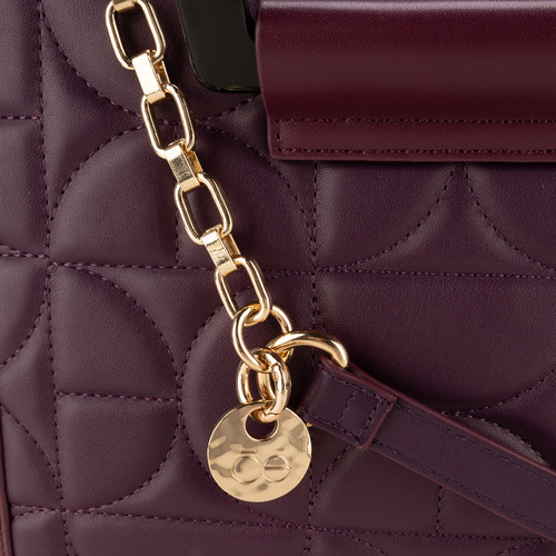 Bolsa Satchel Cloe Inaxy I Mediano Color Violeta