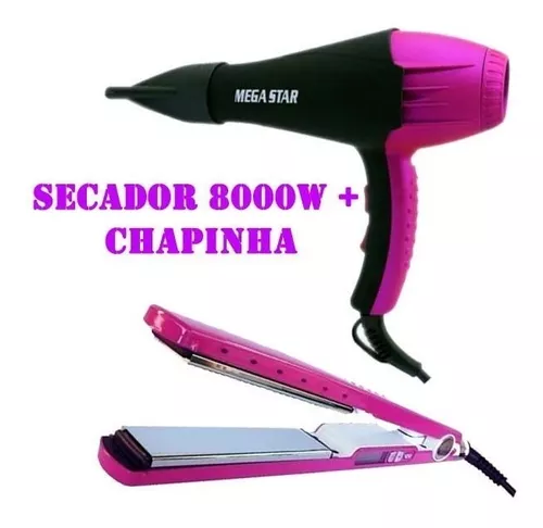 Secador De Cabelos Profissional 8000w Mega Star Super Turbo