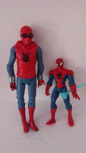 Figuras Spiderman Marvel Articuladas 14cm Y 10cm 