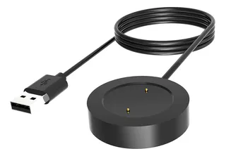 Cable cargador USB compatible con Xiaomi Mi Watch Color 1 Color Negro
