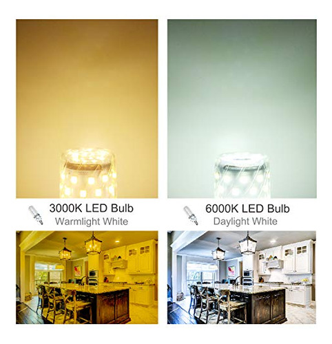Bombillas Led E12, 16w, Equivalente A 120w, 3000k, 1400lm,