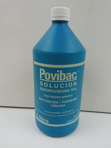 Solucion Iodopovidona-povibac-10%-1 Ltr-uso Hospitalario