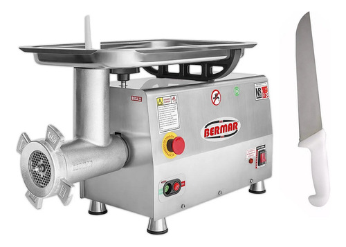 Moedor Picador De Carne Profissional 300kg/h Bermar