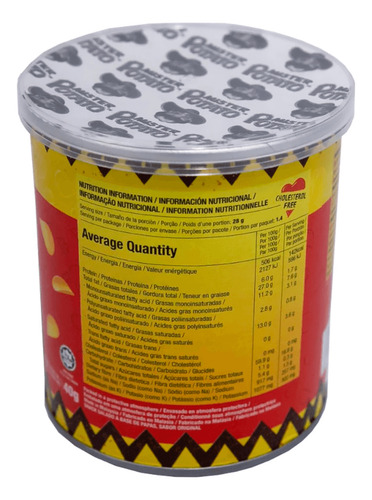 Kit Batata Mister Potato Original Com 5 Unidades De 40g