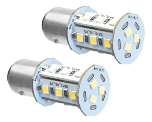 Lâmpada Torre Led 18 Led 12/24v Desencontrados P21 4w Bca