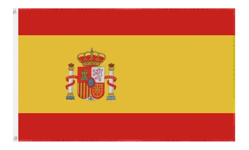 Bandera De España De Poliéster Medida De 90 X 150 Cm