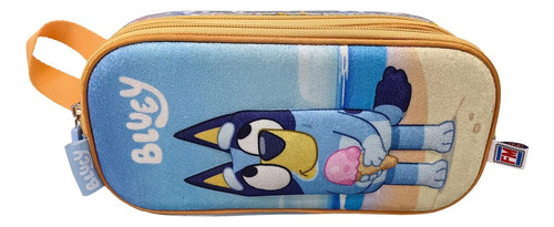 Lapicera De Bluey 03910 Azul Claro Estampado