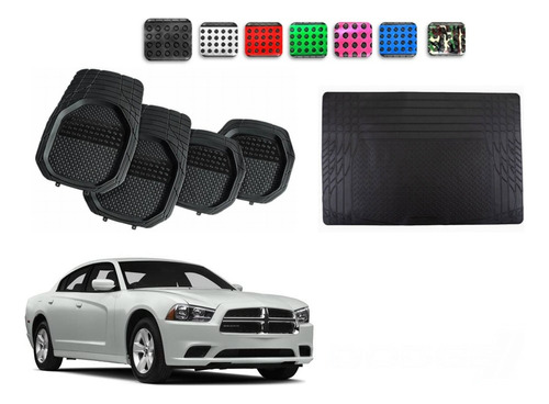 Tapetes 4pz Color 3d + Cajuela Dodge Charger 2011 - 2014