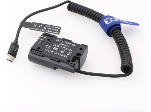 Cable Usb Type C Pd Para Canon Eos 70d 7d 60d 5d Mark Ii Iii