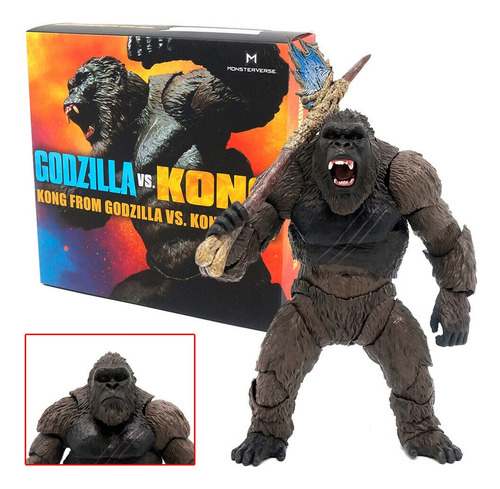 Kingkong Godzilla Vs Kong Monster Tomahawk Figura Juguete