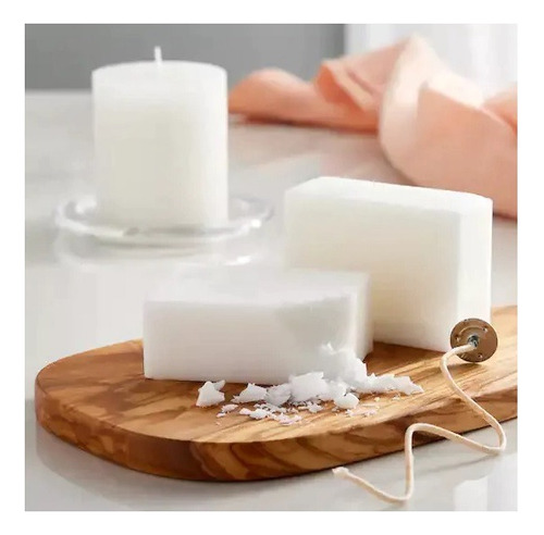 Parafina Para Velas X Kg Fabricacion De Velas Premium Blanca