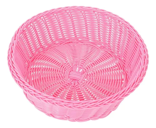 comprar Aboofan 1pcs Canasta De Frutas Tejidas Canasta De Pan Redond