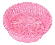 Comprar Aboofan 1pcs Canasta De Frutas Tejidas Canasta De Pan Redond