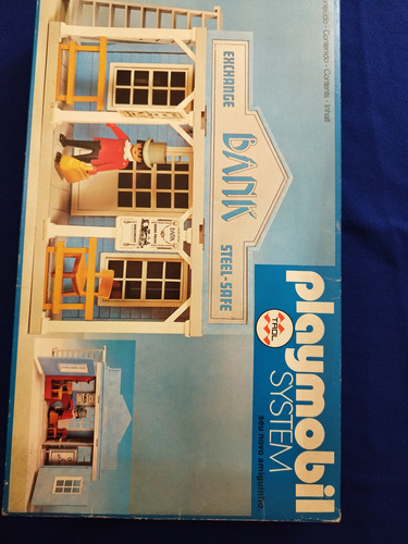 Banco Playmobil Antiguo Azul (Usado)