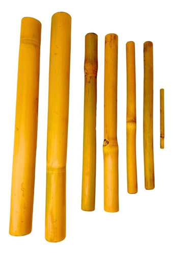 7 Varas Bambú Natural Bambuterapia Masaje Corporal /cuerpo