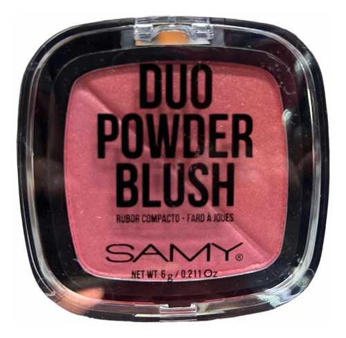 Rubor Compacto Samy Duo Powder Tono6 - g a $3833