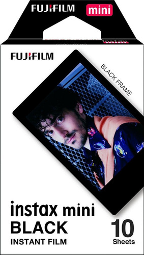 Imagen 2 de 5 de Fujifilm Cartucho Fuji Instax Mini Negro ( 10 Hojas )