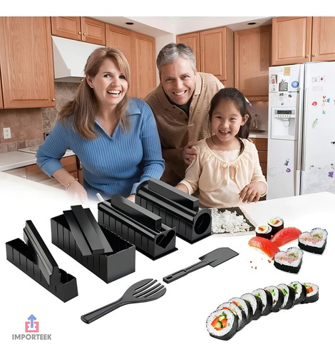 Herramienta De Sushi, Molde Para Hacer Sushi Rollos 11 Pzs