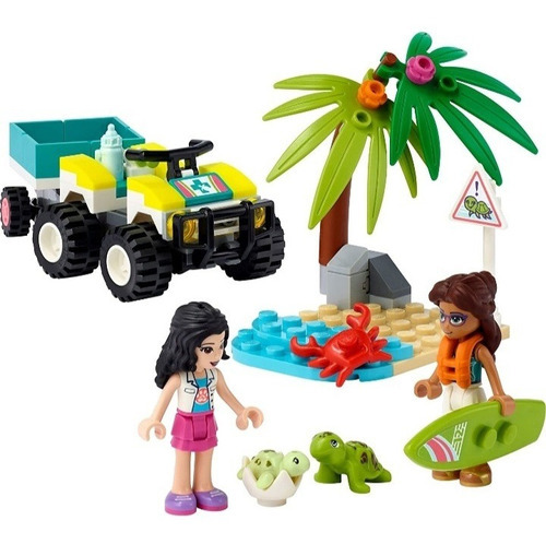 Lego Friends 41697 Rescate De Tortugas Cantidad De Piezas 90