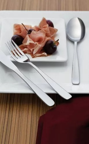 Faqueiro Tramontina Cosmos Inox Com Facas De Mesa 24 Peças Cor Cinza
