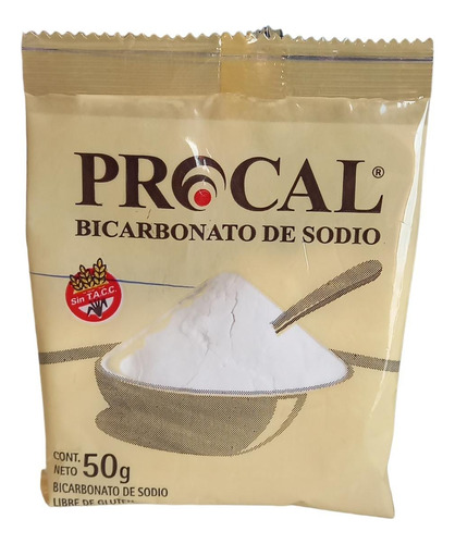 Pack X 25 Bicarbonato De Sodio Procal X 50g S/ Tacc