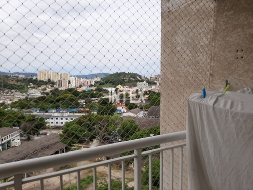 Imagem 8 de 30 de Ótimo Apartamento Para Venda No Centro De Niterói Com Três Quartos, Varanda E Garagem, Play Club - Ap01359 - 69431186