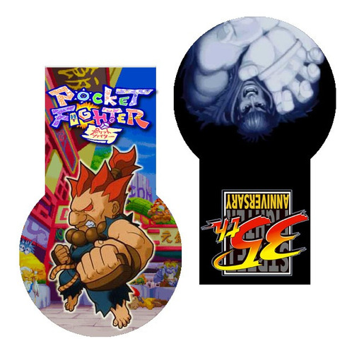 Marcador Magnético Personalizado Game Street Fighter Pocket 