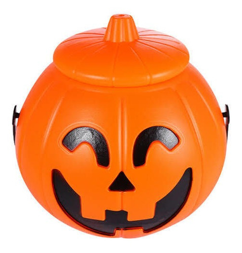 Calabaza Para Pedir Caramelos Con Tapa Halloween Niños 