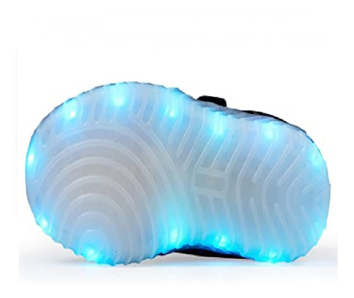 Zapatos De Luz Para Niños Transpirables Led Carga Usb