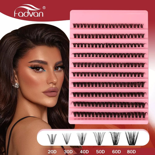 Cílios Fadvan Tufo Tufinho Extensão Diy Mix