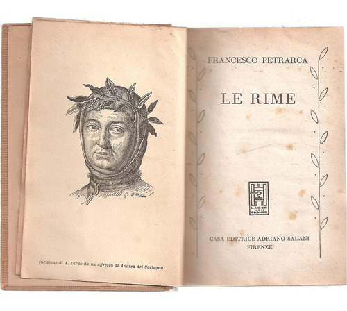 Le Rime Petrarca Salani