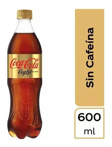 Paquete 12 Pc Coca-colas Refresco Light Sin Cafeína 600 Ml