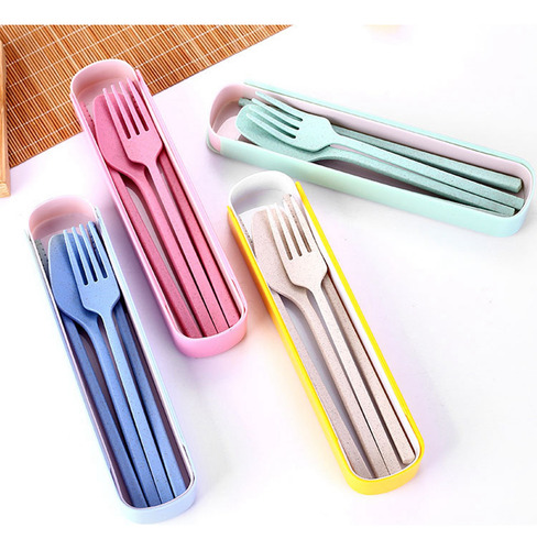 Juegos De Cubiertos, Cucharas, Tenedores Y Palillos Portátil
