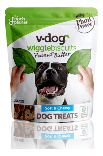 V-dog Galletas Veganas Suaves Y Masticables Para Perros, Gol