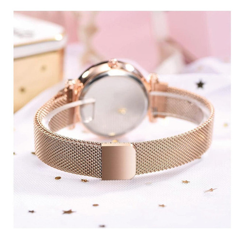 Relojes De Pulseras, Mxknm-003, 3pzas, Ø Dial 3.4cm, Longitu Bisel Rosa