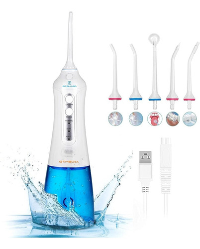 Irrigador Bucal Con 5 Puntas