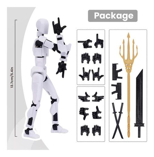 M0r Figura Lucky Dummy T13 Ensamblada, Acción De Titan 13